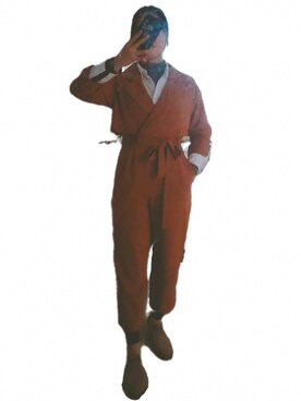 「通勤穿搭」｜「アイテム（チュニック）」を使った、雅云-Bonnieさん（レディース・157cm）の冬コーディネート