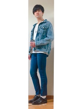 「unrelaxing（アンリラクシング）のアイテム（アクセサリー）」を使った、かたさん（メンズ・168cm）の春コーディネート