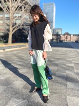 yamaguchi  moeさん（レディース・157cm）の冬コーディネート