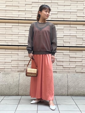 yamaguchi  moeさん（レディース・157cm）の春コーディネート