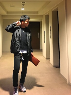 「DEUS EX MACHINA（デウスエクスマキナ）のアイテム（その他アウター）」を使った、yusakuさん（メンズ・170cm）の冬コーディネート