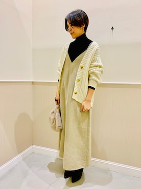 まなみさん（レディース・166cm）の秋コーディネート