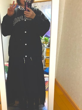 「Champion（チャンピオン）のアイテム（ナイロンジャケット）」を使った、tiiさん（レディース・150cm）の秋コーディネート