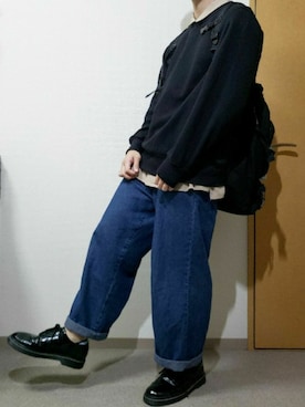「RETRO GIRL（レトロガール）のアイテム（トップス）」を使った、yuuuさん（メンズ・168cm）の春コーディネート