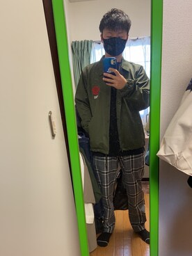 「VANS（バンズ）のアイテム（ジャケット/アウター）」を使った、じょーこーさん（メンズ・170cm）の春コーディネート