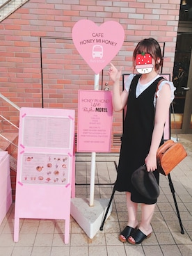 「NOMBRE IMPAIR（ノンブルアンペール）のアイテム（ワンピース/ドレス）」を使った、かなみさん（レディース・163cm）の夏コーディネート