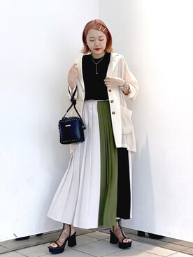 Rukaさん(レディース・160cm)の夏コーディネート