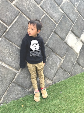 ASAHIさん（キッズ・110cm）の春コーディネート