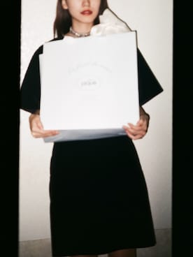 「miu miu（ミュウミュウ）のアイテム（ネックレス）」を使った、すみか さん（レディース・163cm）の春コーディネート