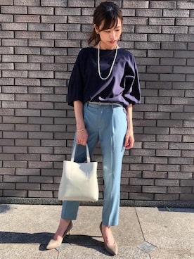 葵さん(レディース・159cm)の夏コーディネート