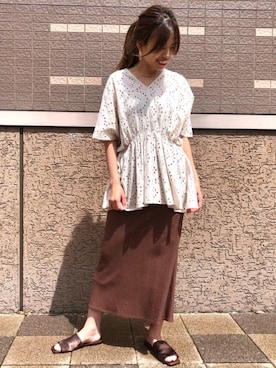 葵さん（レディース・159cm）の春コーディネート