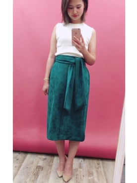 「アイテム（パンプス）」を使った、aiko_nagaokaさん（レディース・158cm・20代）の夏コーディネート