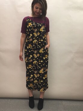 「アイテム（ブーティ）」を使った、aiko_nagaokaさん（レディース・158cm）の夏コーディネート