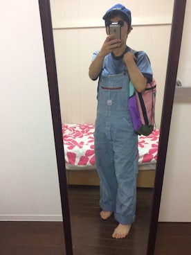 「POINTER（ポインター ）のアイテム」を使った、まりもさん（レディース・155cm）の夏コーディネート
