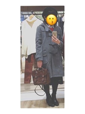 「the studio kのアイテム」を使った、みゆきさん（レディース・156cm）の冬コーディネート