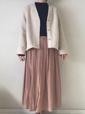 「BLUEEAST（ブルーイースト）のアイテム（ブルゾン）」を使った、kanaeさん（レディース・160cm）の秋コーディネート