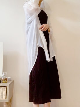 「UNIQLO（ユニクロ）のアイテム（ワンピース/ドレス）」を使った、kanaeさん（レディース・160cm）の夏コーディネート