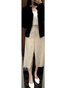 「大人可愛い、夏」｜「アイテム（ジャケット/アウター）」を使った、muserrydailyさん（レディース・162cm）の夏コーディネート
