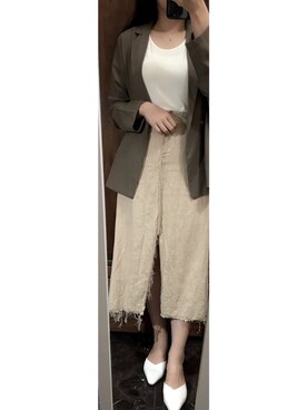 「棉麻」｜muserrydailyさん（レディース・162cm）の夏コーディネート