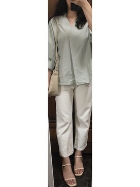 「約會穿搭」｜muserrydailyさん（レディース・162cm）の夏コーディネート