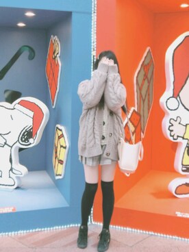 「Heather（ヘザー）のアイテム（ジャケット/アウター、ブラウン系）」を使った、さくら🌸小櫻さん（レディース・166cm）の冬コーディネート