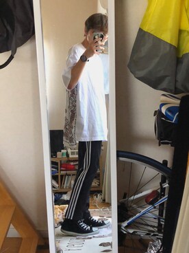 「NOISE MAKER（ノイズメーカー）のアイテム（トップス）」を使った、TUCCAさん（メンズ・172cm）の春コーディネート