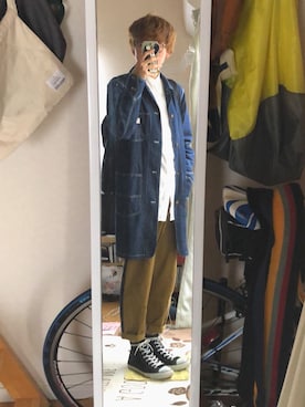 「coen（コーエン）のアイテム（その他アウター）」を使った、TUCCAさん（メンズ・172cm）の夏コーディネート
