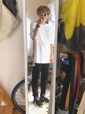 「NOISE MAKER（ノイズメーカー）のアイテム（トップス）」を使った、TUCCAさん（メンズ・173cm）の夏コーディネート