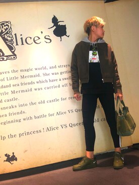 「しまむら（シマムラ）のアイテム（バッグ）」を使った、ミチさん（メンズ・165cm）の冬コーディネート