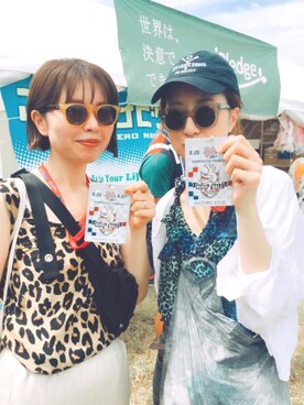 「madras（マドラス）のアイテム（リング）」を使った、しゅがーろーるさん（レディース・163cm）の秋コーディネート