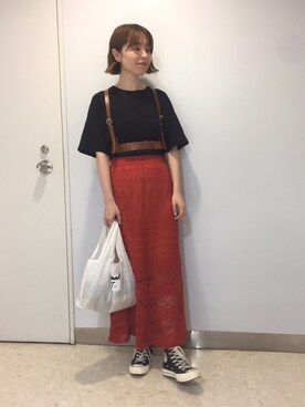 「かのさん」｜しゅがーろーるさん（レディース・163cm）の秋コーディネート