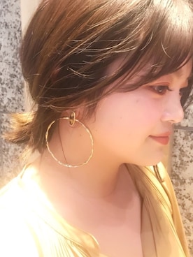 「madras（マドラス）のアイテム（アクセサリー）」を使った、しゅがーろーるさん（レディース・163cm）の秋コーディネート