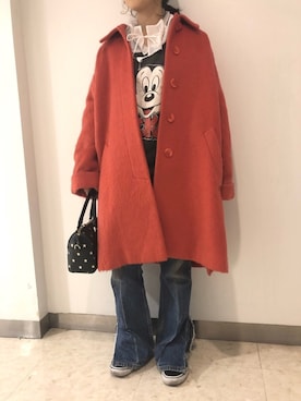 「MARE（マーレ）のアイテム」を使った、しゅがーろーるさん（レディース・163cm）の冬コーディネート