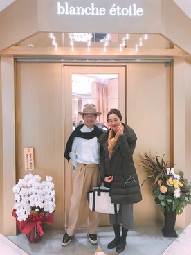 「TATRAS」｜「アイテム（バレエシューズ）」を使った、しゅがーろーるさん（レディース・163cm）の冬コーディネート