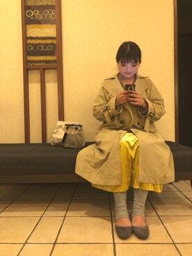 「madras（マドラス）のアイテム（アクセサリー）」を使った、しゅがーろーるさん（レディース・163cm）の春コーディネート