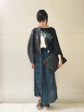 Caaaanaさん（レディース・165cm）の夏コーディネート