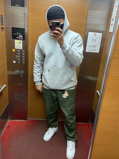 Hungryboy43 Carharttのパーカーを使ったコーディネート Wear