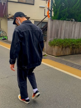 「しまむら（シマムラ）のアイテム（チノパンツ）」を使った、TAKAさん（メンズ・171cm）の秋コーディネート