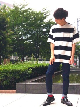 UNOさん（メンズ・172cm）の夏コーディネート