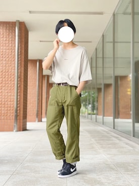 「UNIQLO（ユニクロ）の50色ソックス（消臭機能付き）（ソックス/靴下）」を使った、UNOさん（メンズ・172cm）の夏コーディネート