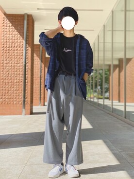 「UNIQLO（ユニクロ）の50色ソックス（消臭機能付き）（ソックス/靴下）」を使った、UNOさん（メンズ・172cm）の秋コーディネート