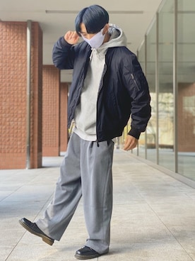 UNOさん（メンズ・172cm）の冬コーディネート