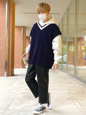 UNOさん(メンズ・172cm)の春コーディネート