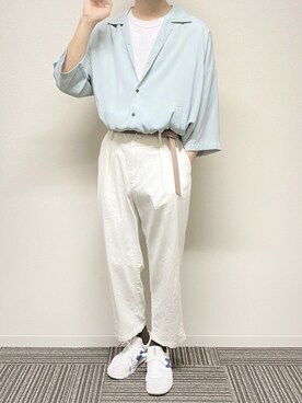 「UNIQLO（ユニクロ）の50色ソックス（消臭機能付き）（ソックス/靴下）」を使った、UNOさん（メンズ・172cm）の春コーディネート