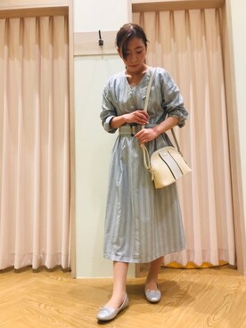 Te Chichi Terrasse テチチテラス の ストライプベルト付きワンピース ワンピース Wear