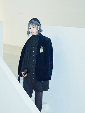 「アイテム（フォーマルスーツ/小物）」を使った、陌生爷爷说我神经_柔さん（レディース・161cm・20代）の春コーディネート