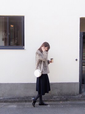 「FLORENT（フローレント）のアイテム（ジャケット/アウター）」を使った、Chisato.hさん（レディース・169cm）の冬コーディネート