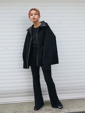 「b-3ジャケット」｜SLY officialさん（レディース・156cm）の夏コーディネート