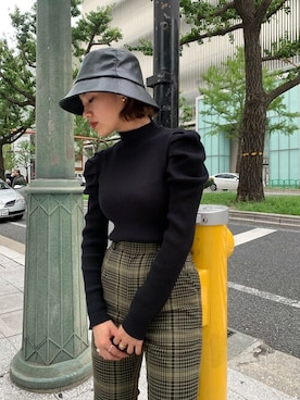 「SLY（スライ）のPLATFORM ローファー/プラットフォームローファー（ローファー）」を使った、SLY officialさん（レディース・159cm）の秋コーディネート