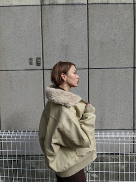 「らくちん」｜「アイテム（ブーツ）」を使った、SLY officialさん（レディース・160cm）の秋コーディネート